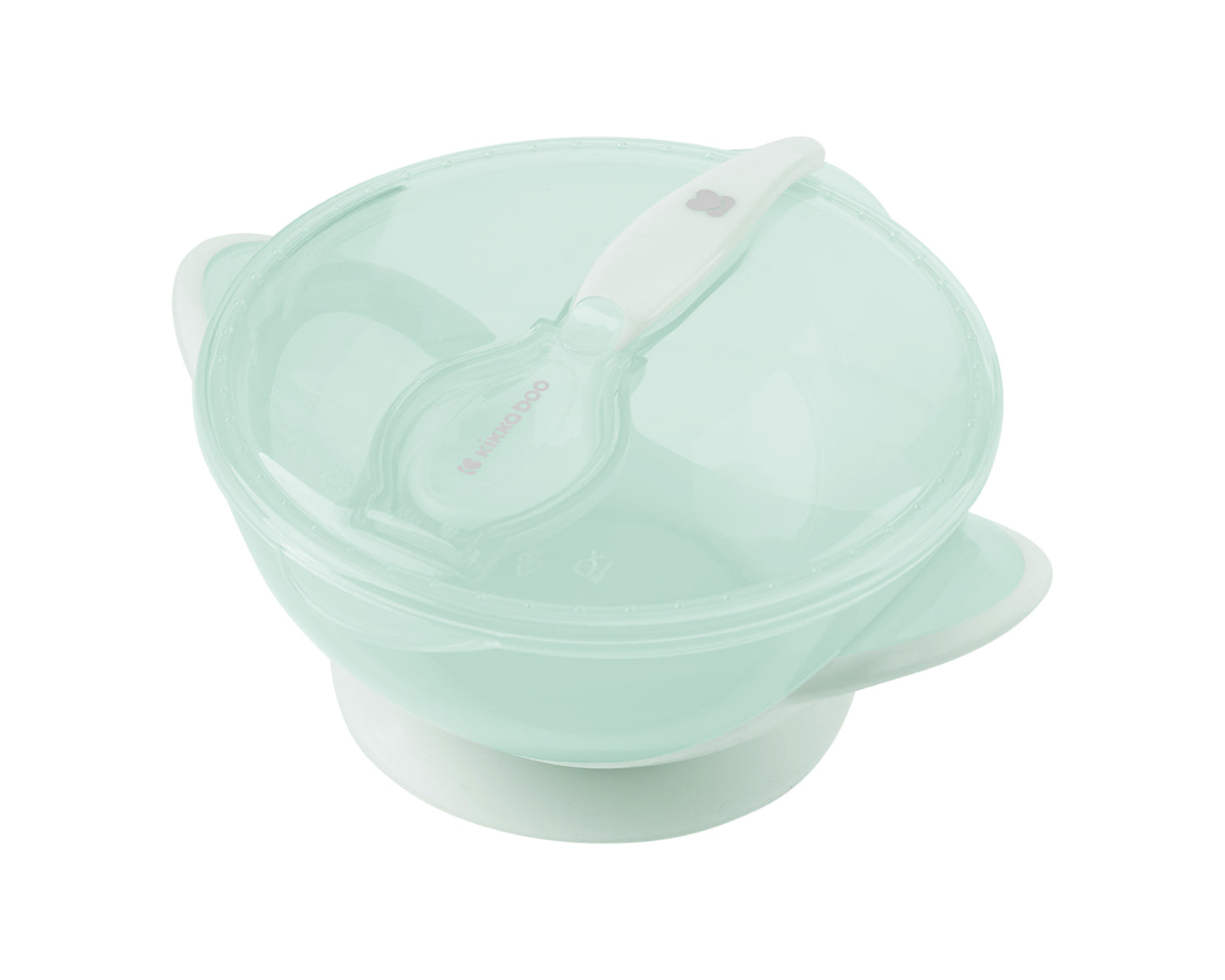 Taça de Mint Feedy com colher Kikkaboo