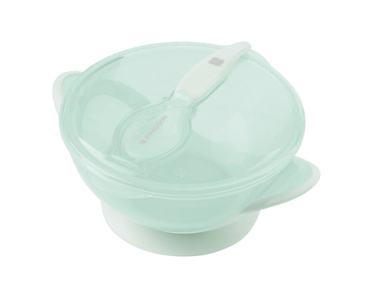 Taça de Mint Feedy com colher Kikkaboo