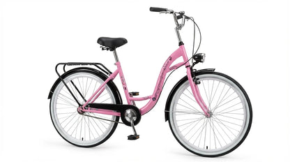 Bicicleta menina 26 polegadas rosa