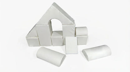 Blocos de espuma 11 peças branco