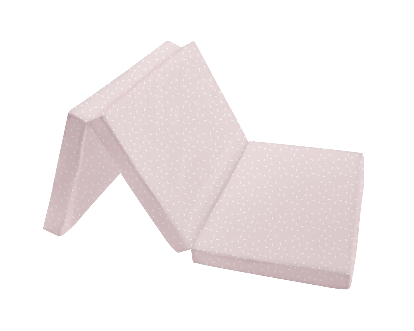 Colchão dobrável 60/120/5 cm Rosa Confetti