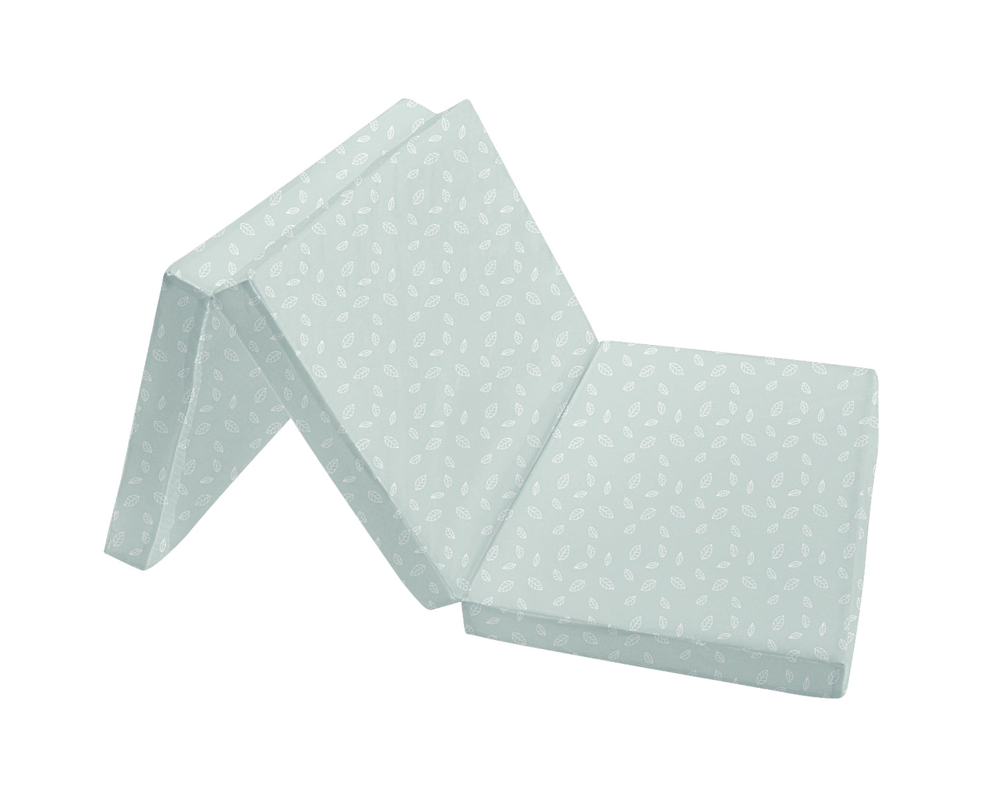 Colchão dobrável 60/120/5 cm Folhas Mint