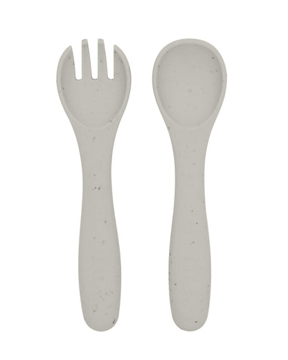 Serviço de louça de silicone Platinum com 5 peças Sand Kikkaboo