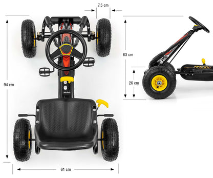 Thor Kart A Pedais Preto Milly Mally