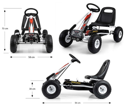 Kart A Pedais Thor White Milly Mally