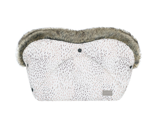 Luvas de inverno brancas da moda Memphis