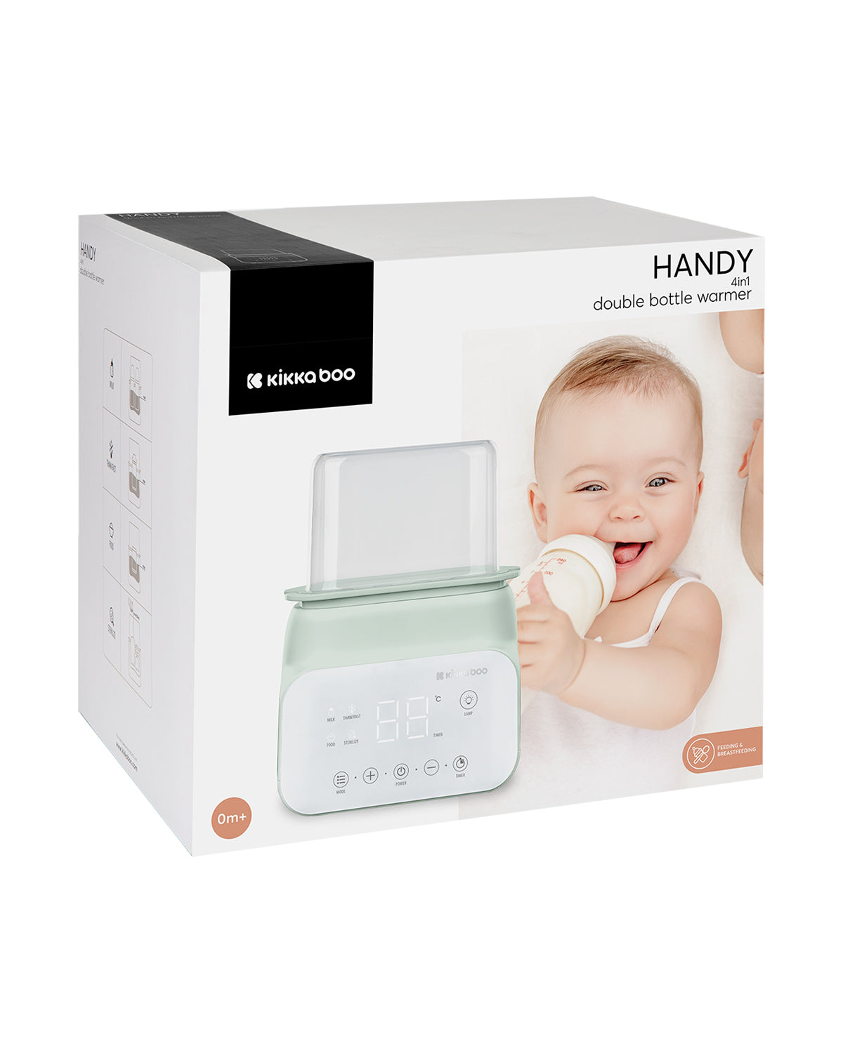 Aquecedor duplo 4 em 1 Handy Mint Kikkaboo