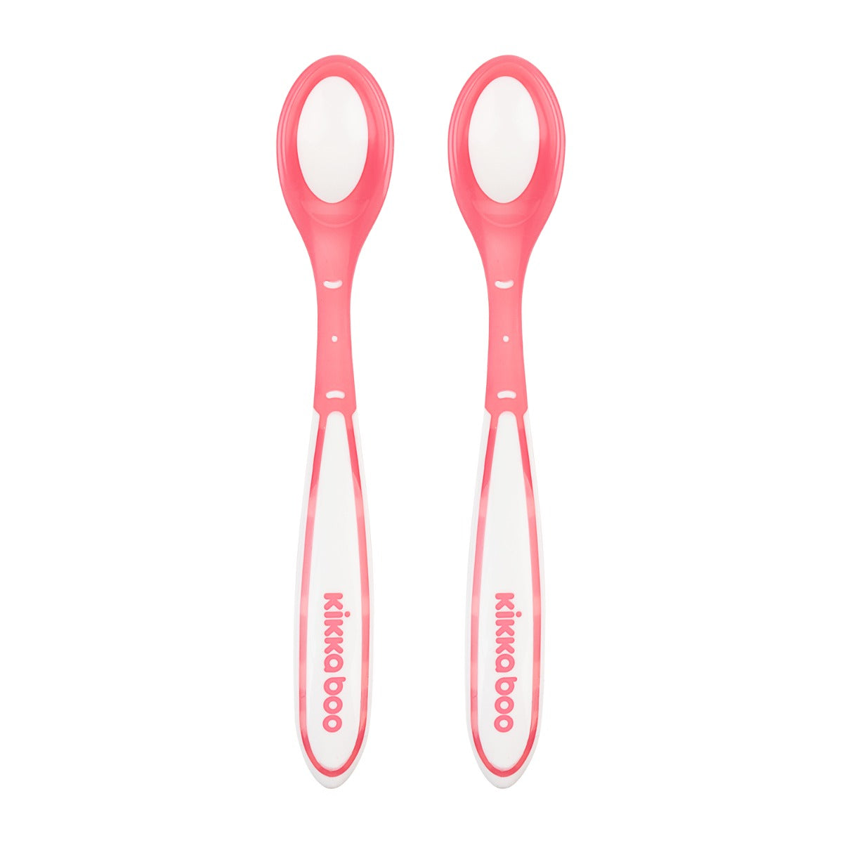 Colheres Termossensíveis Boo Pink de 2 peças