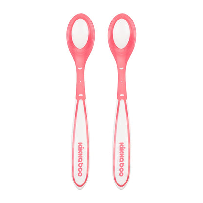 Colheres Termossensíveis Boo Pink de 2 peças