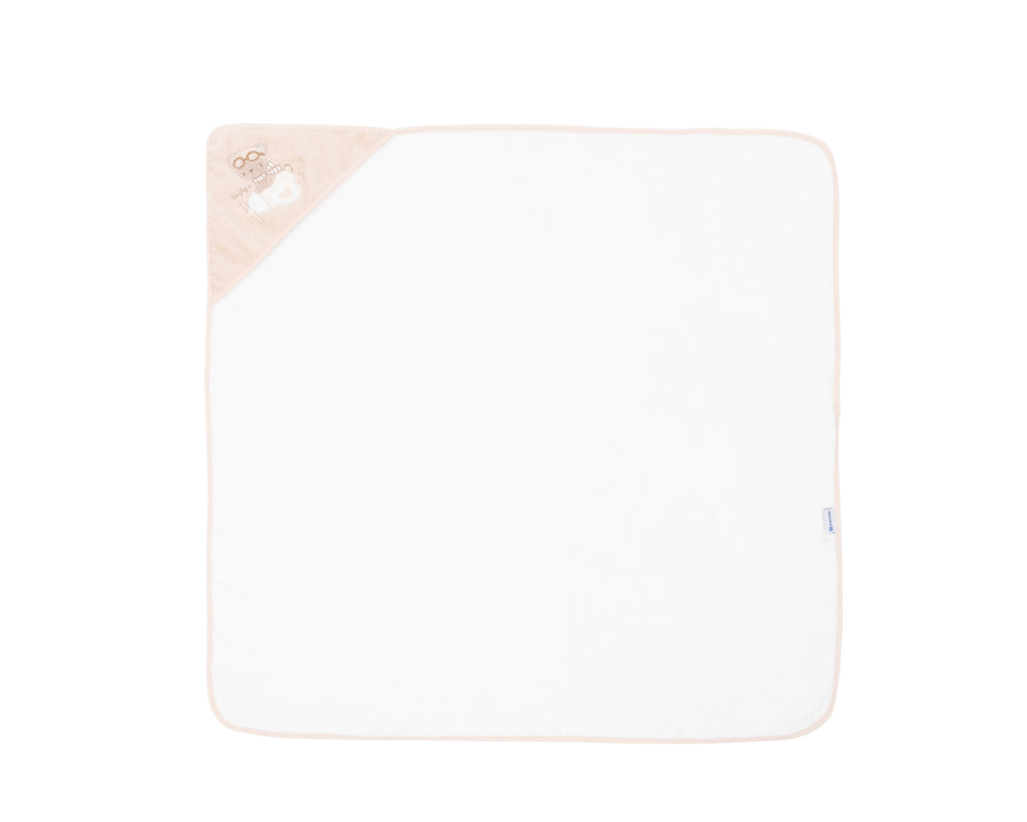 Toalha com capuz 90/90 cm Dreamy Flight Beige Kikkaboo