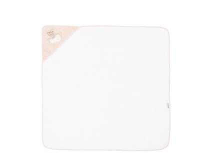 Toalha com capuz 90/90 cm Dreamy Flight Beige Kikkaboo