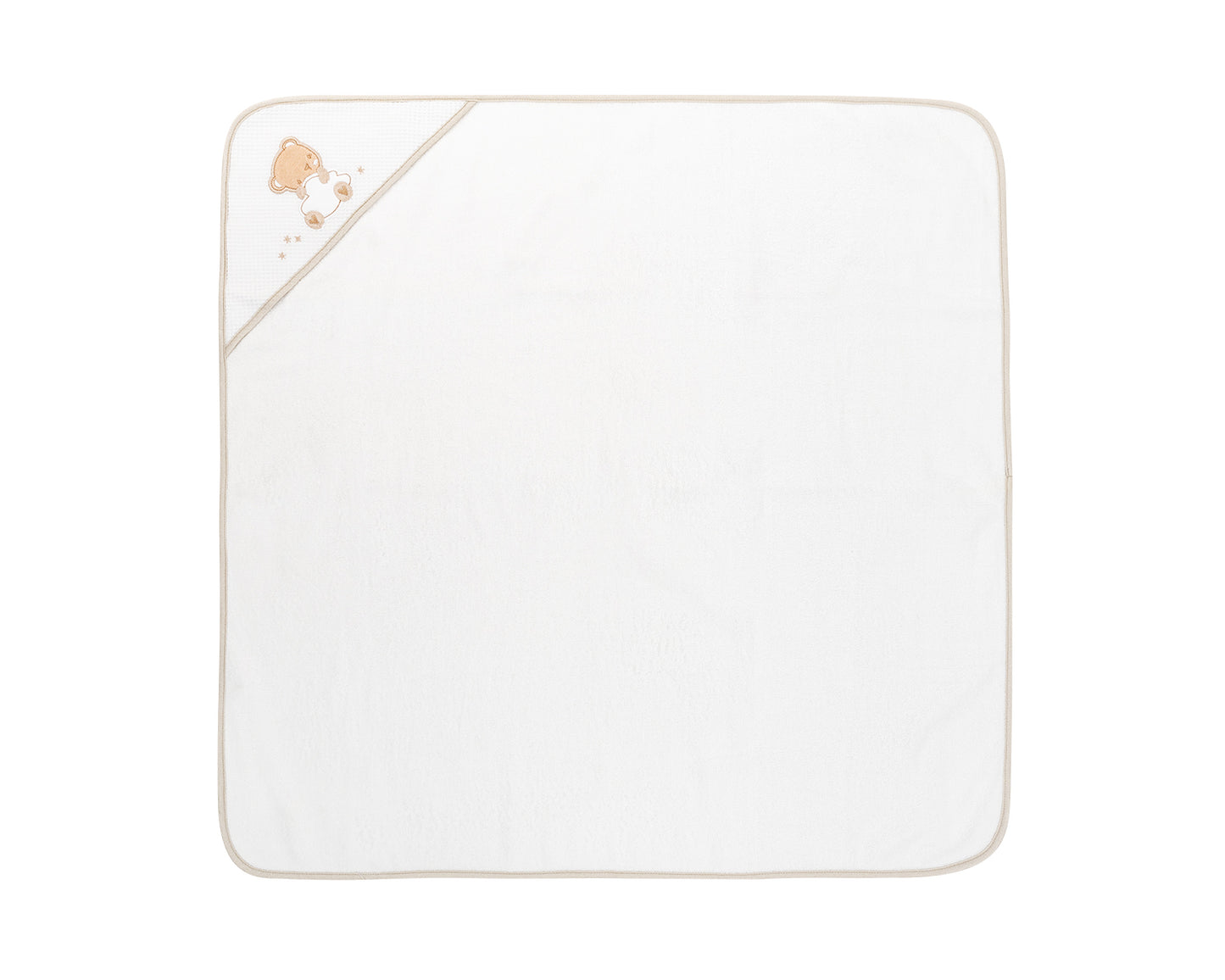 Toalha com capuz 90/90 cm Dream Big Beige Kikkaboo