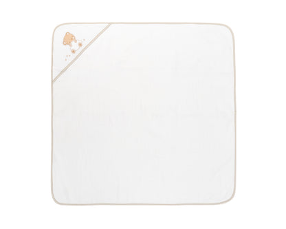 Toalha com capuz 90/90 cm Dream Big Beige Kikkaboo