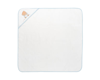 Toalha com capuz 90/90 cm Dream Big Azul Kikkaboo