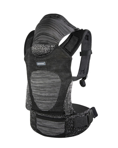 Dossel para bebé em malha com capuz Fly, preto