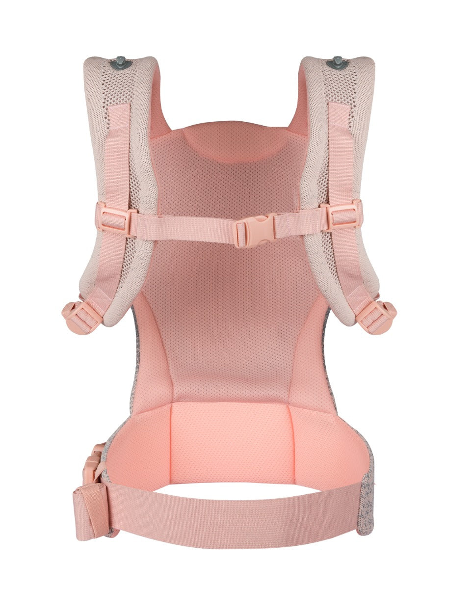 Dossel para bebé em malha com capuz Fly Rosa