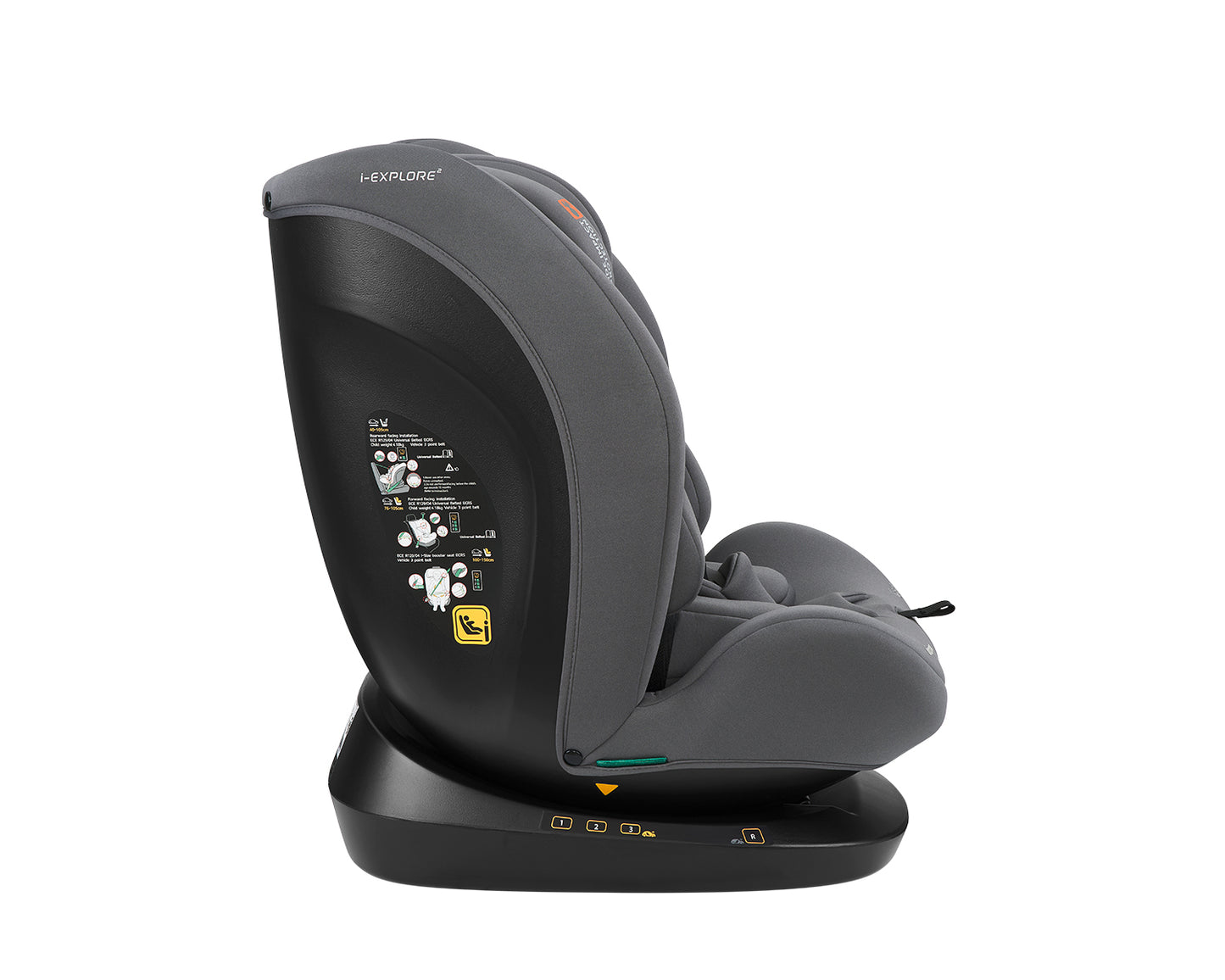 Cadeira auto 40-150 cm i-Explore 2 i-SIZE Cinza