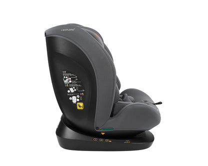 Cadeira auto 40-150 cm i-Explore 2 i-SIZE Cinza