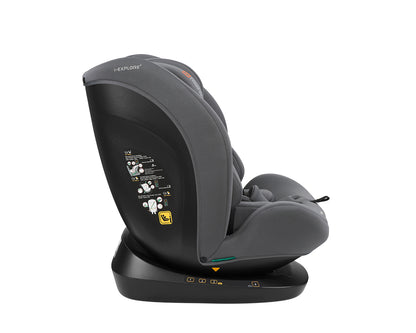 Cadeira auto 40-150 cm i-Explore 2 i-SIZE Cinza