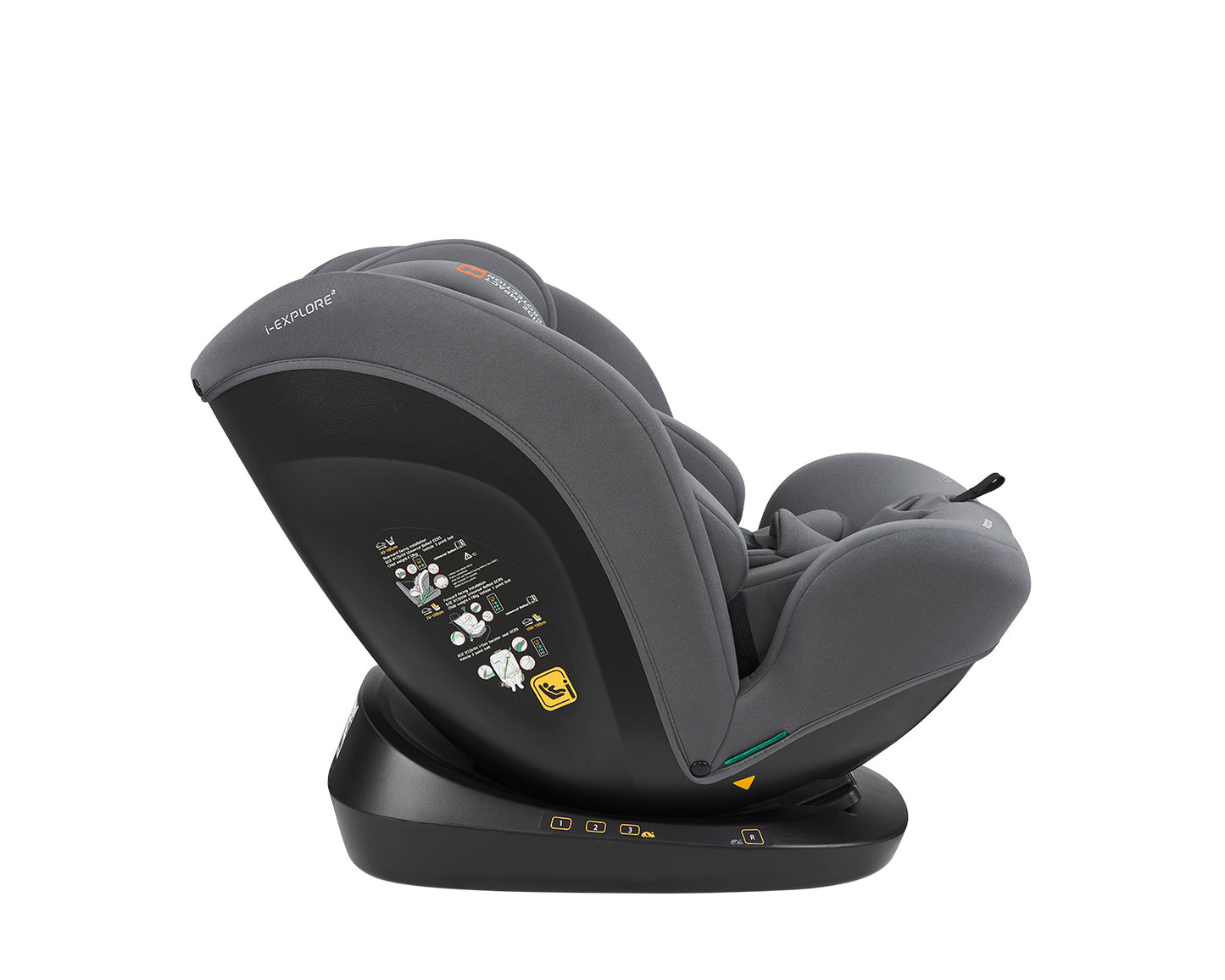 Cadeira auto 40-150 cm i-Explore 2 i-SIZE Cinza
