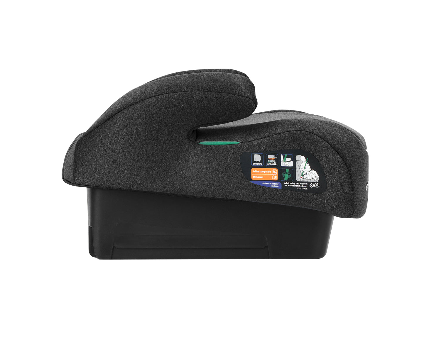 Assento 125-150 cm i-Go i-SIZE Black Kikkaboo