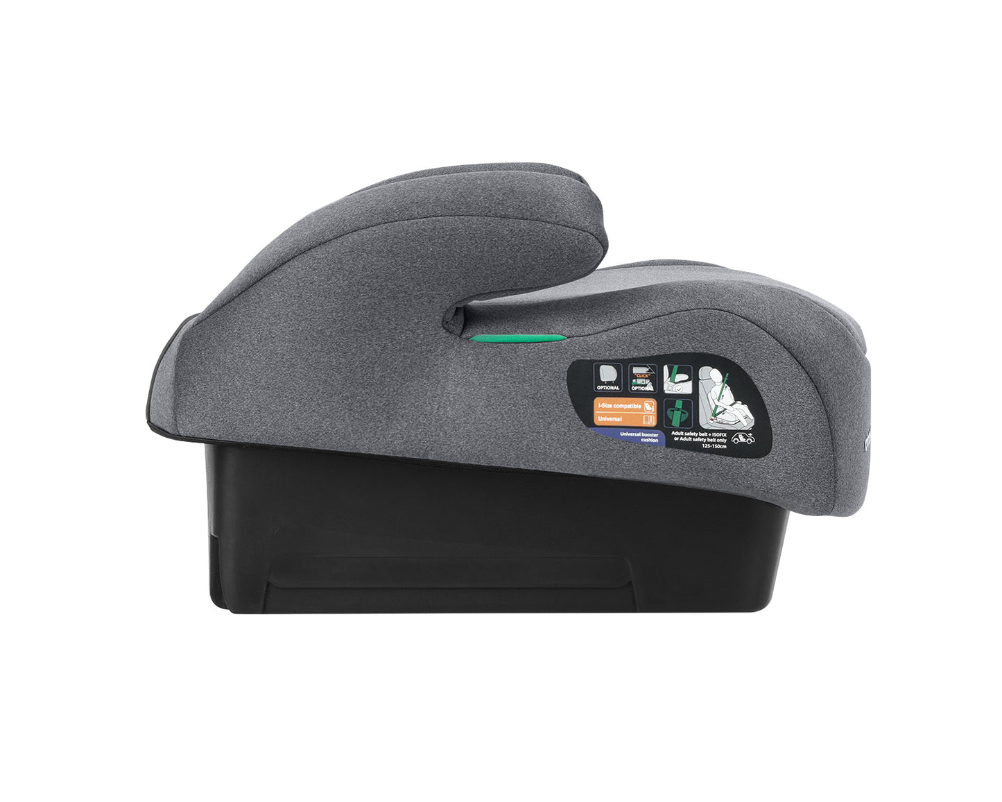 Assento 125-150 cm i-Go i-SIZE Grey Dark Kikkaboo