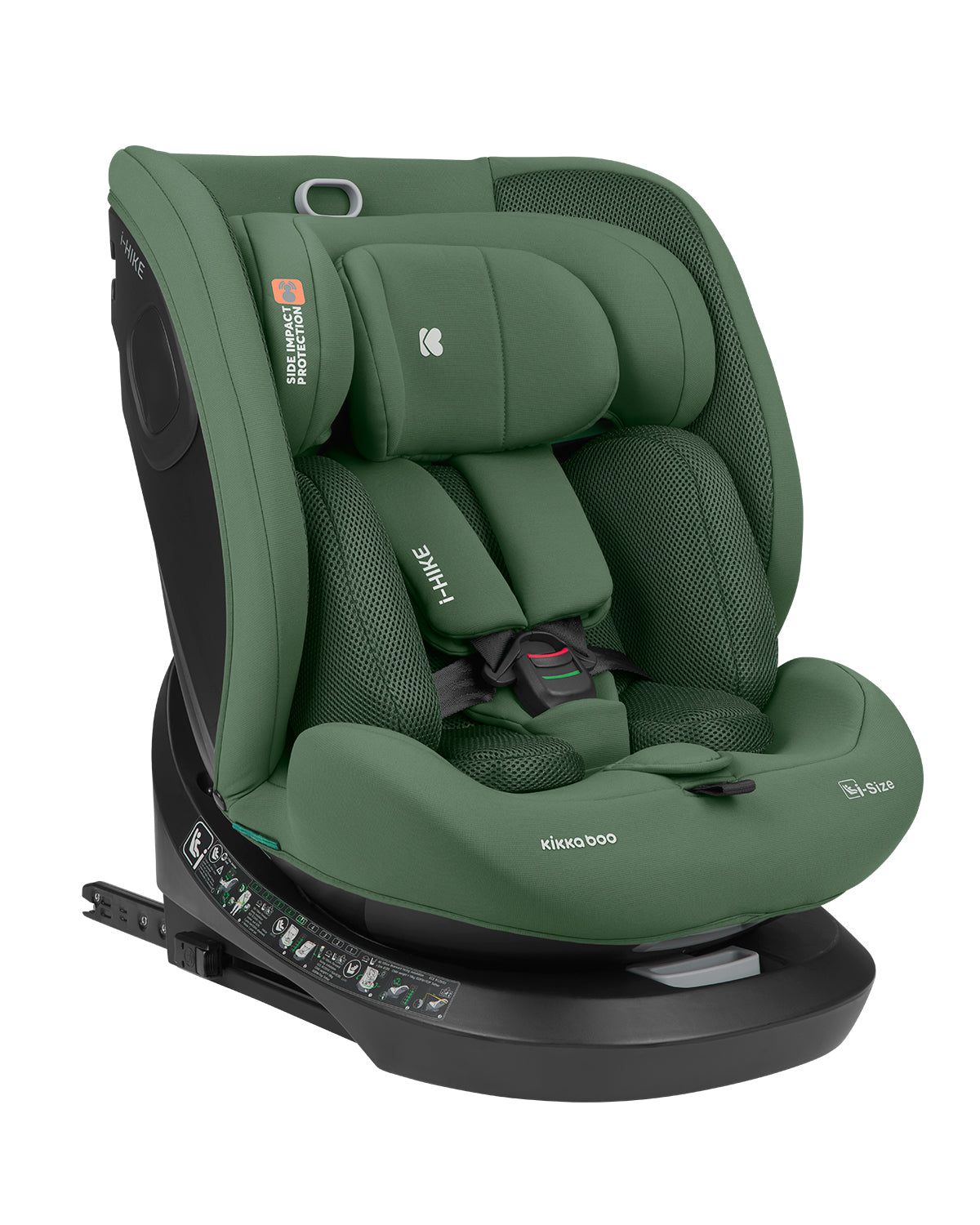 Cadeira auto 40-150 cm i-Hike i-SIZE Green  Kikkaboo