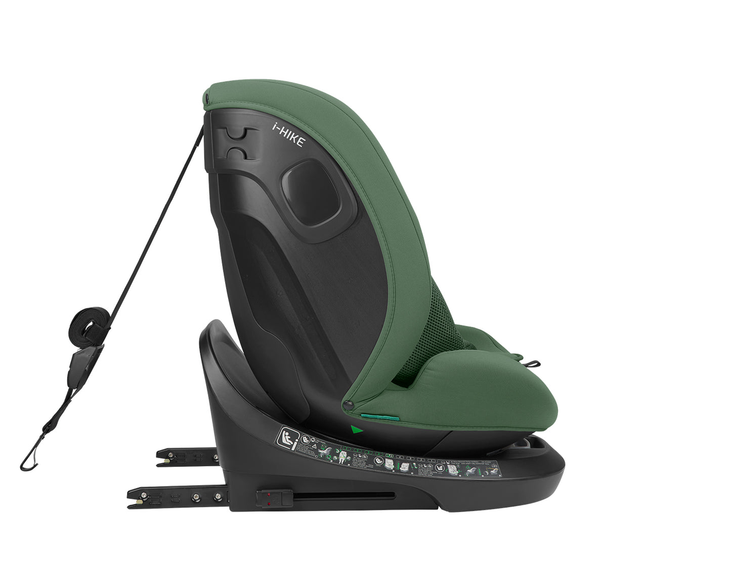 Cadeira auto 40-150 cm i-Hike i-SIZE Green  Kikkaboo