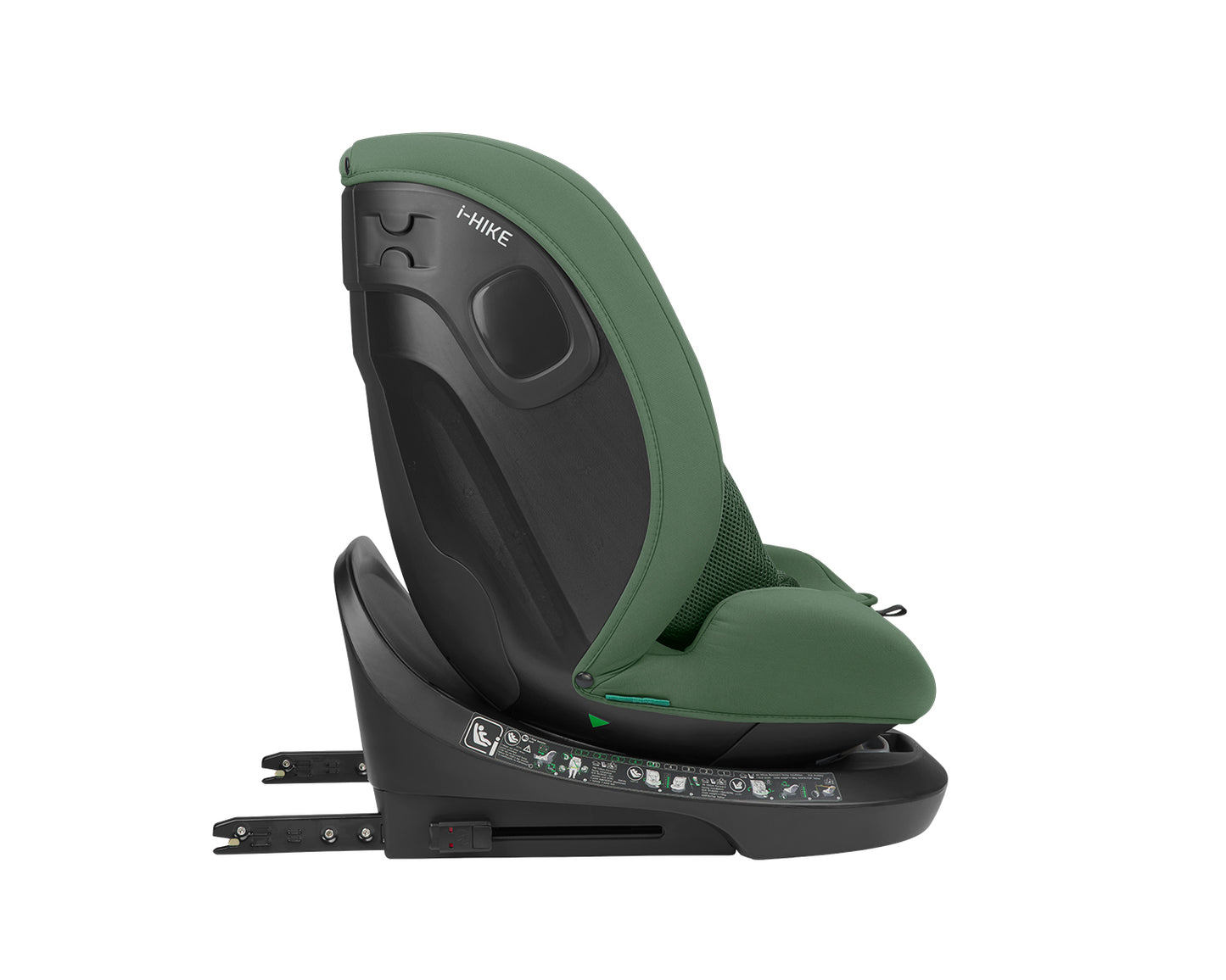Cadeira auto 40-150 cm i-Hike i-SIZE Green  Kikkaboo