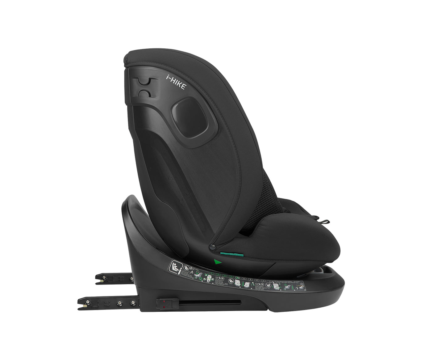 Cadeira auto 40-150 cm i-Hike i-SIZE Black Kikkaboo