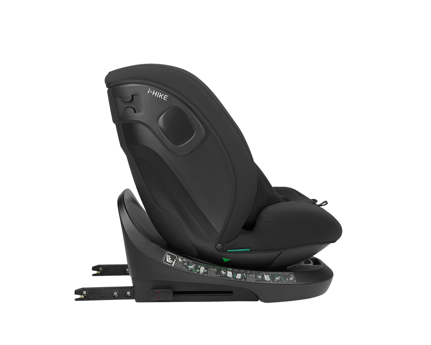 Cadeira auto 40-150 cm i-Hike i-SIZE Black Kikkaboo