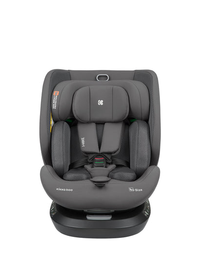 Cadeira auto 40-150 cm i-Hike i-SIZE Grey Dark Kikkaboo