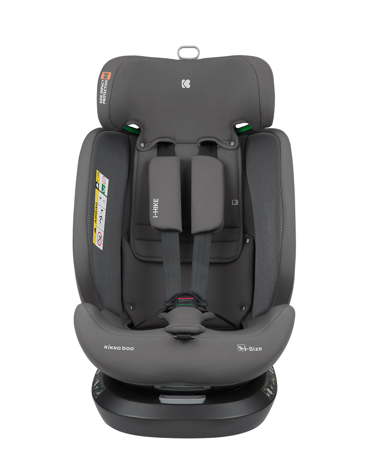 Cadeira auto 40-150 cm i-Hike i-SIZE Grey Dark Kikkaboo