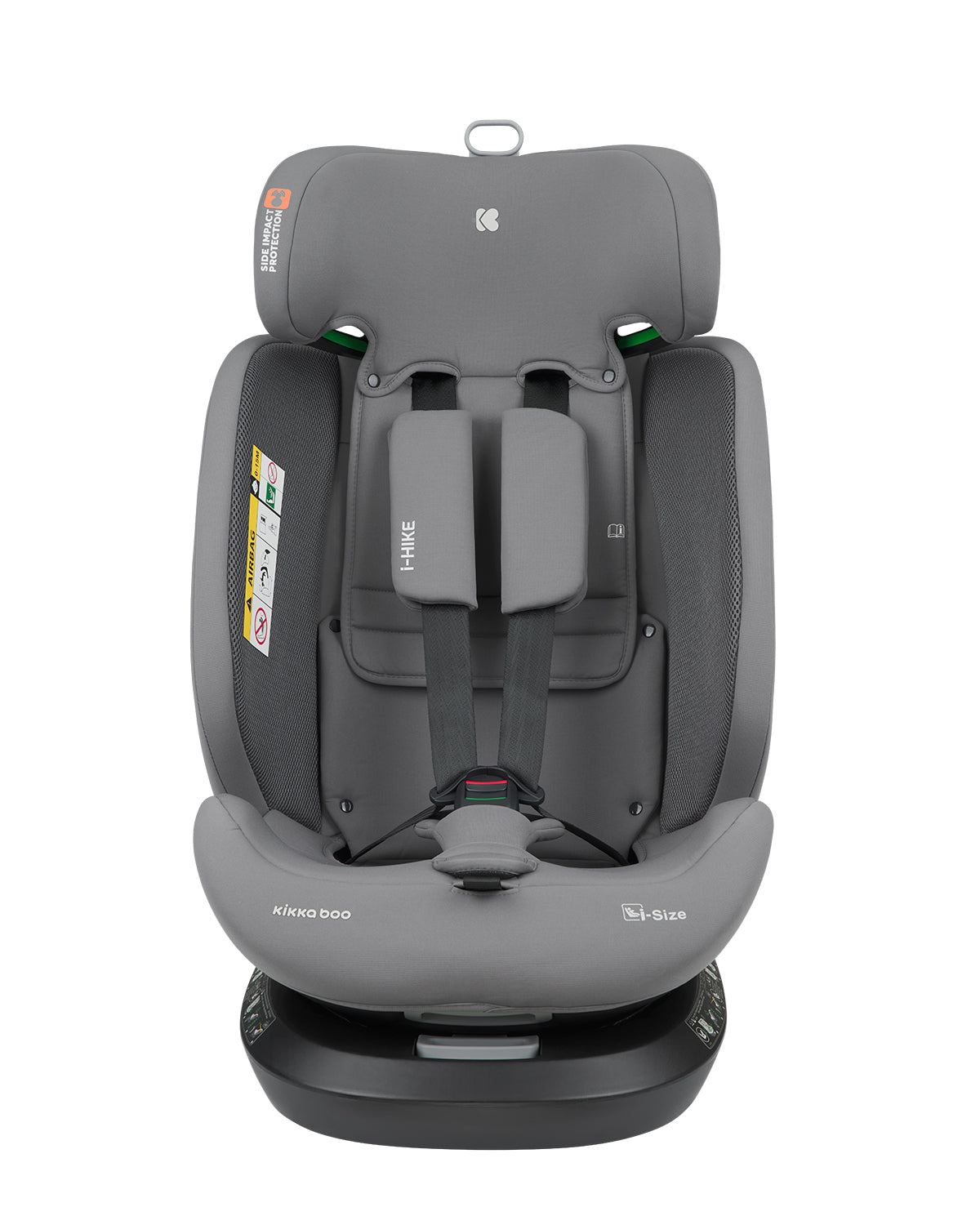 Cadeira auto 40-150 cm i-Hike i-SIZE Grey Claro Kikkaboo