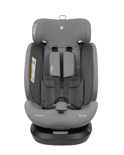 Cadeira auto 40-150 cm i-Hike i-SIZE Grey Claro Kikkaboo