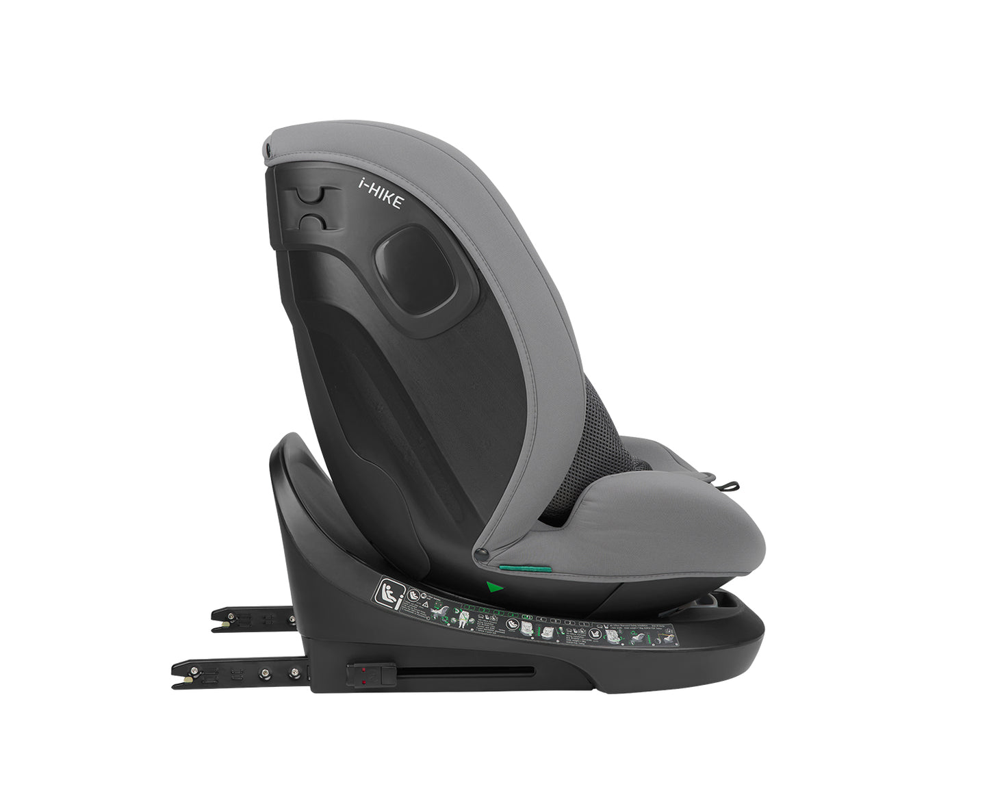 Cadeira auto 40-150 cm i-Hike i-SIZE Grey Claro Kikkaboo