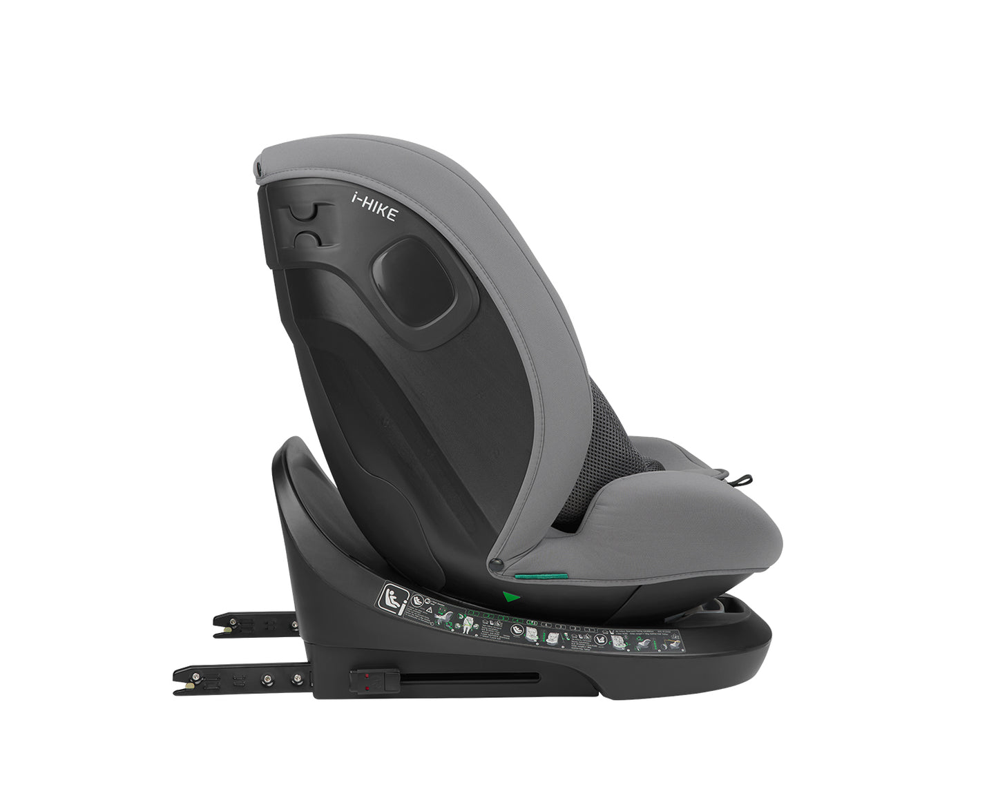 Cadeira auto 40-150 cm i-Hike i-SIZE Grey Claro Kikkaboo