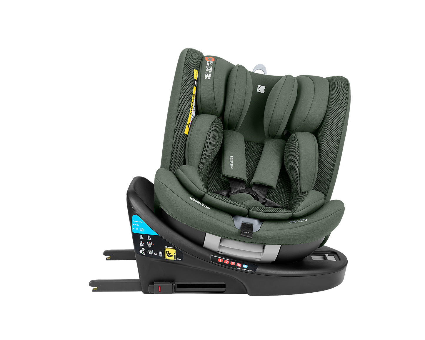 Cadeira auto 40-150 cm i-Reverse i-SIZE Verde Exército