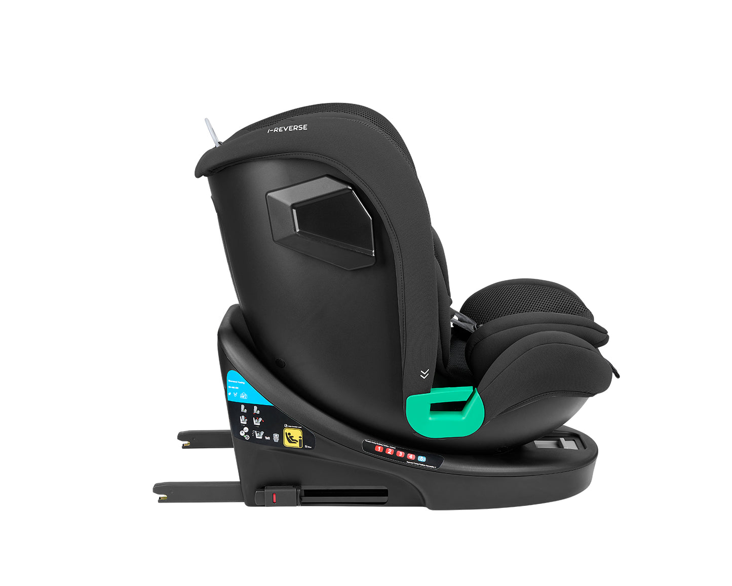 Cadeira auto 40-150 cm i-Reverse i-SIZE Preta