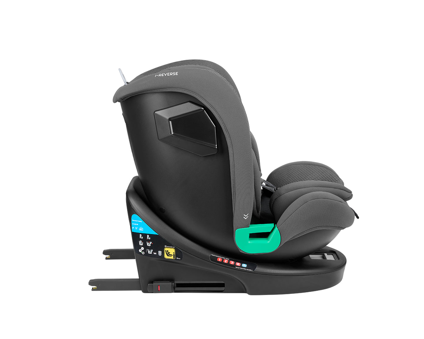 Cadeira auto 40-150 cm i-Reverse i-SIZE Cinza Escuro