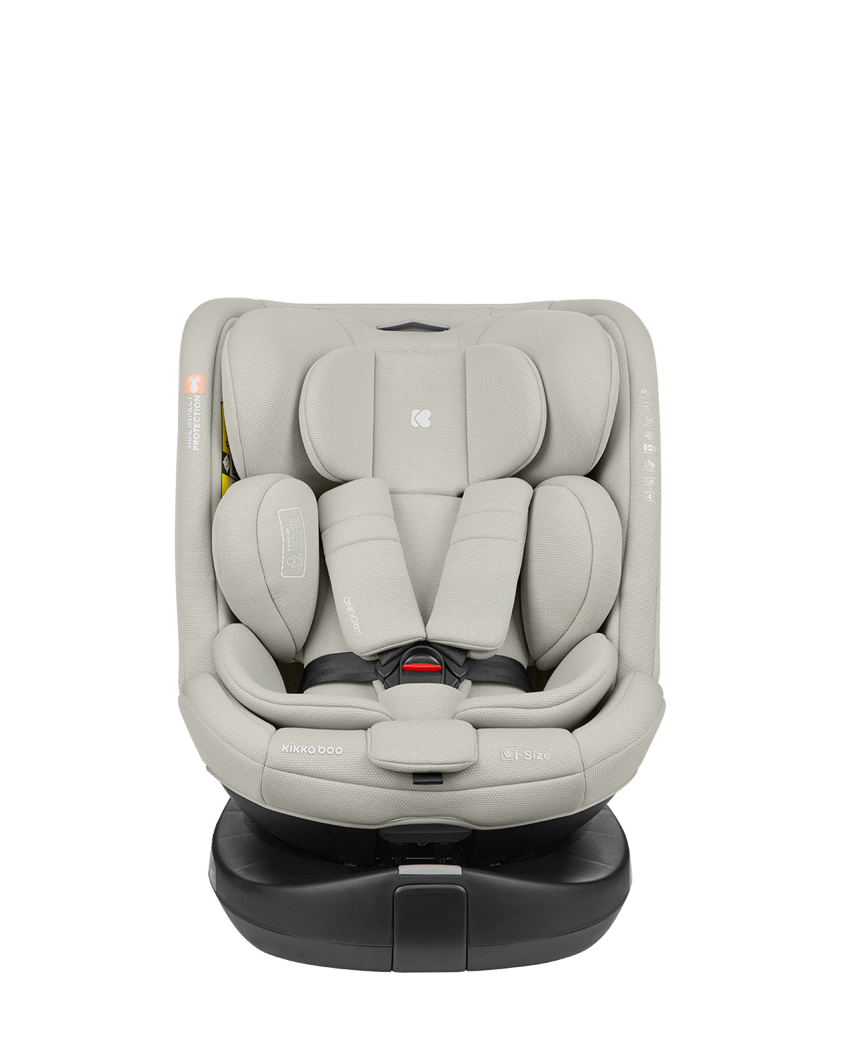 Cadeira auto 40-150 cm i-Round i-SIZE Grey Claro Kikkaboo