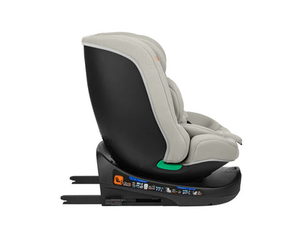 Cadeira auto 40-150 cm i-Round i-SIZE Grey Claro Kikkaboo