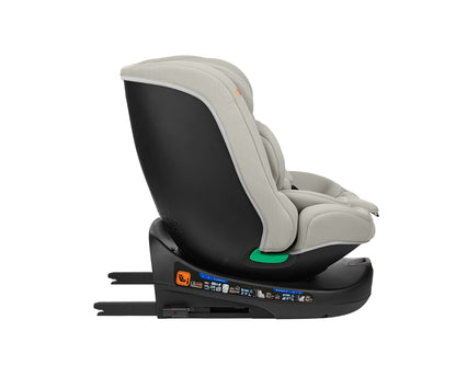 Cadeira auto 40-150 cm i-Round i-SIZE Grey Claro Kikkaboo
