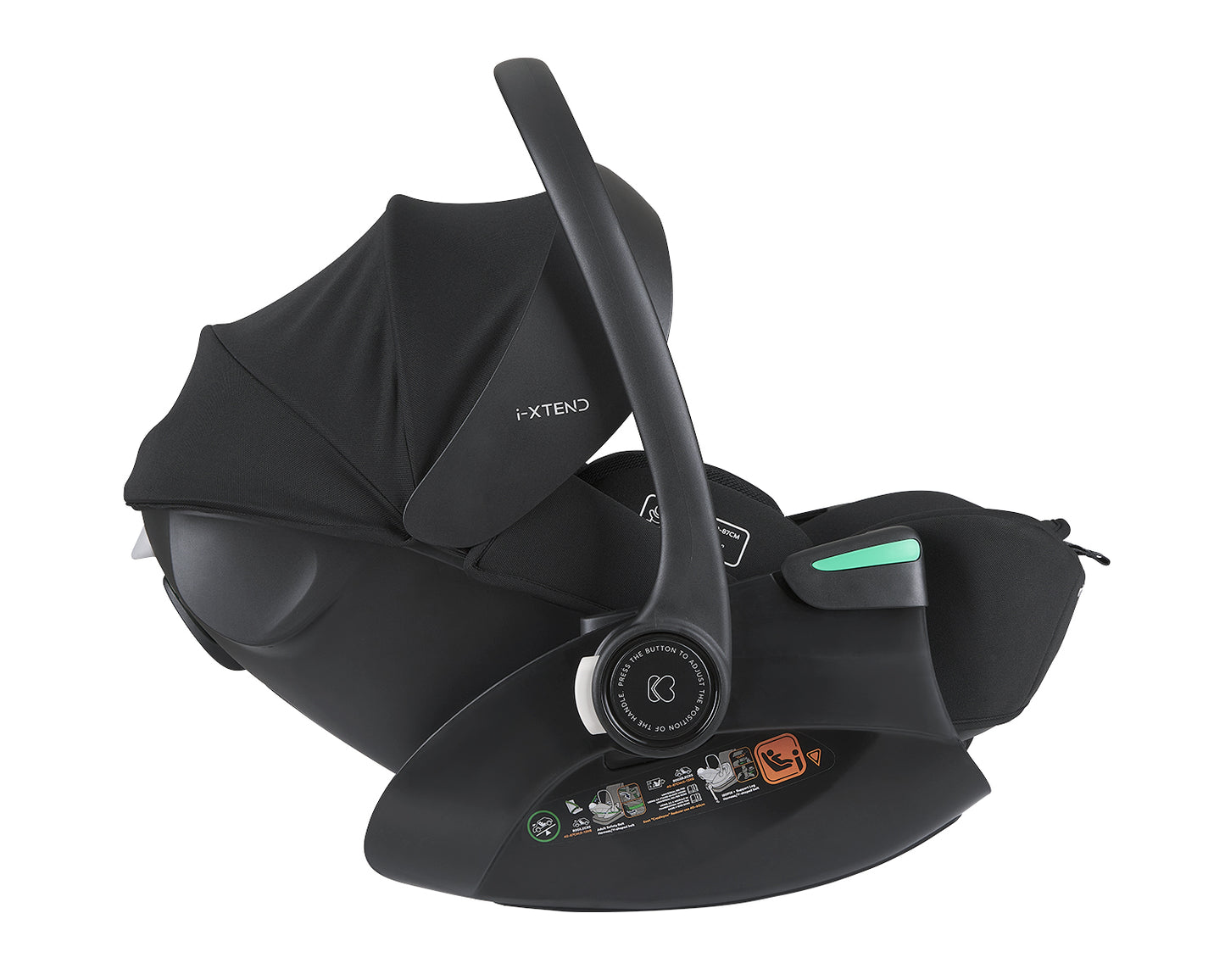 Cadeira auto 40-87 cm i-Xtend i-SIZE Preto