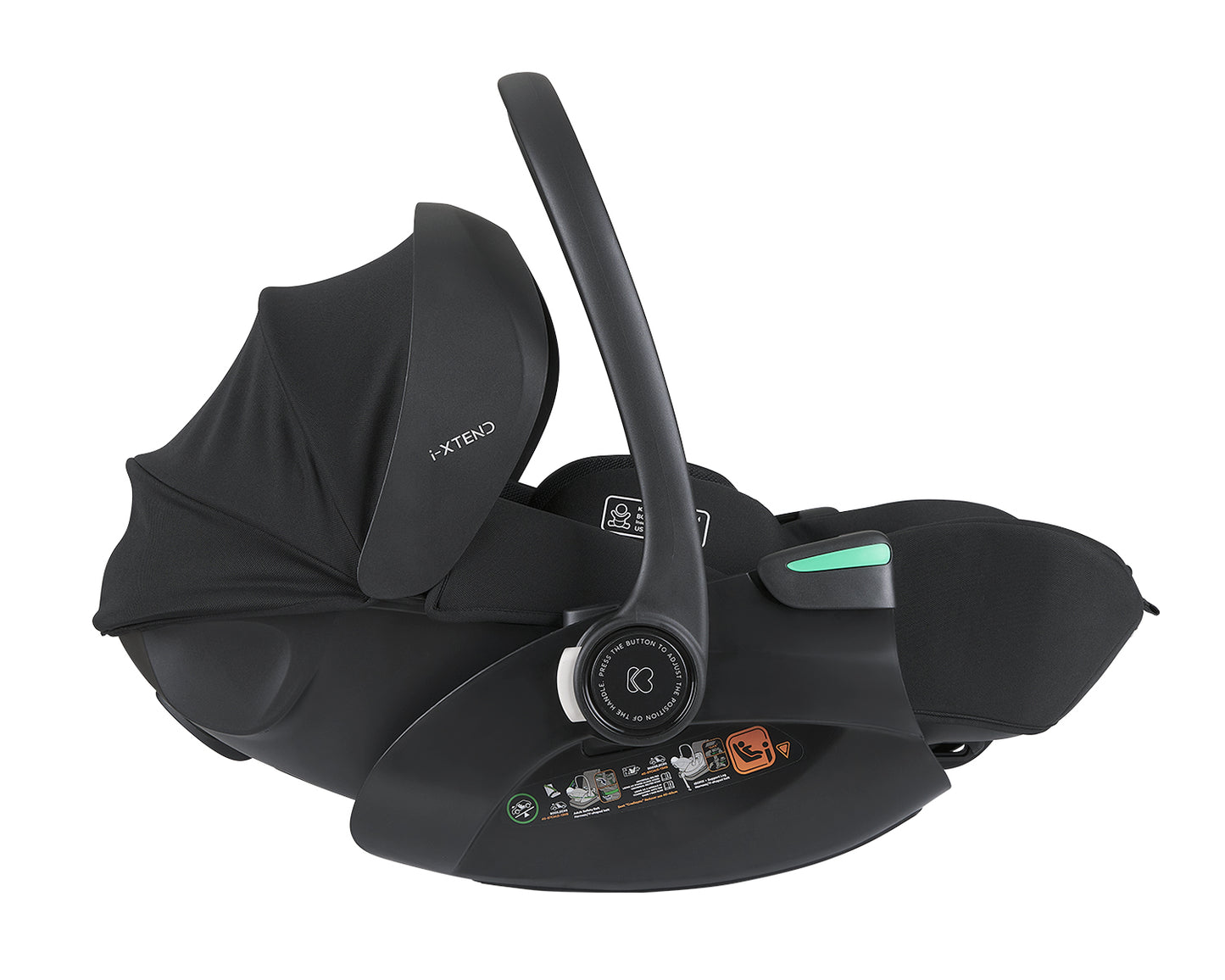 Cadeira auto 40-87 cm i-Xtend i-SIZE Preto