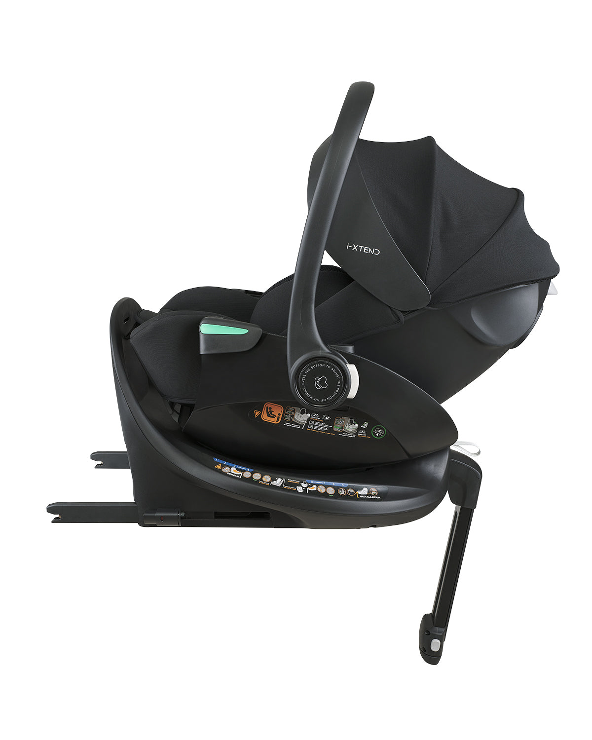 Cadeira auto 40-87 cm i-Xtend i-SIZE Preto