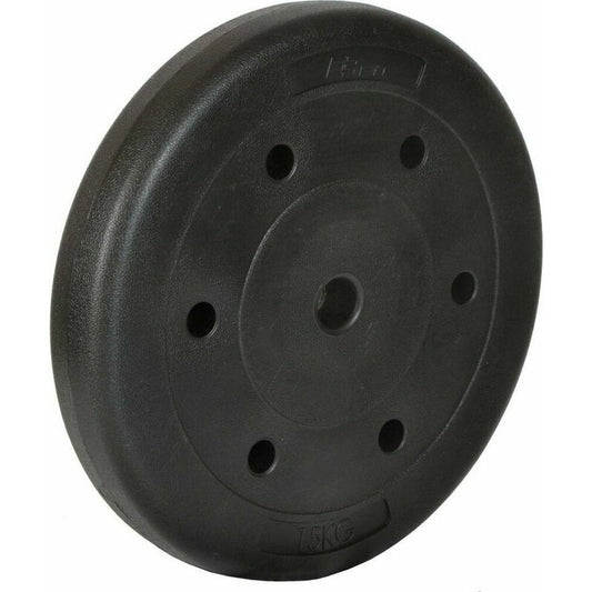 Disco de pesos 15 kg furo 26,5 mm preto