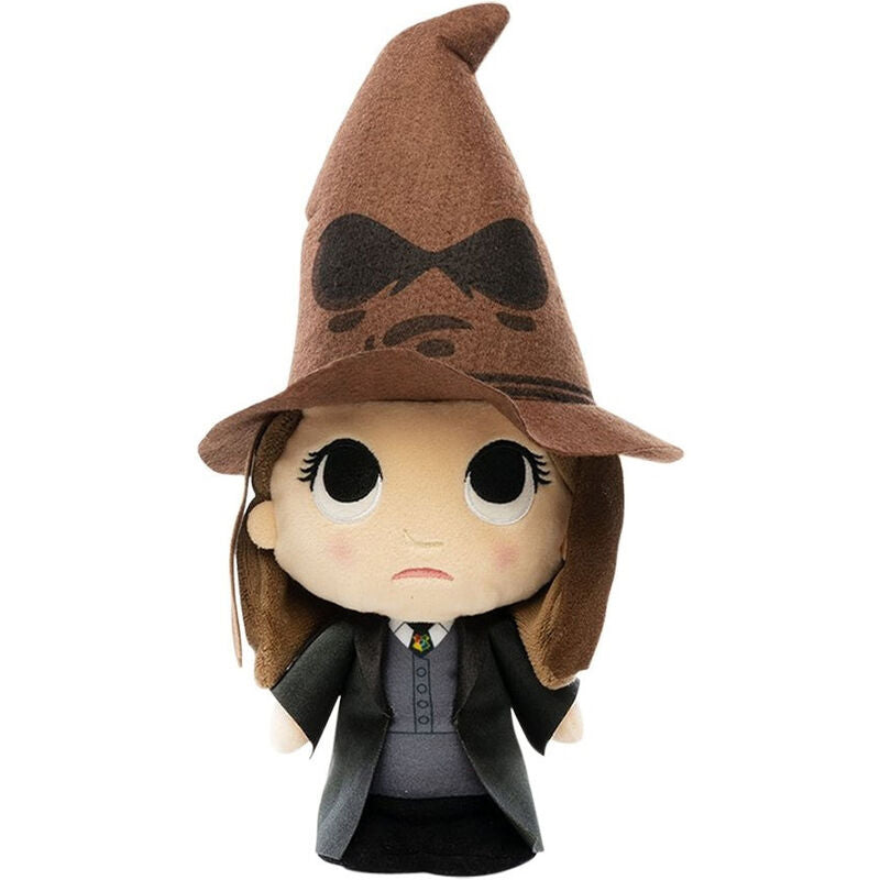 Harry Potter Hermione com chapéu selecionador: peluche de 15 cm