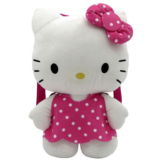 Mochila de peluche cor-de-rosa Hello Kitty 35cm