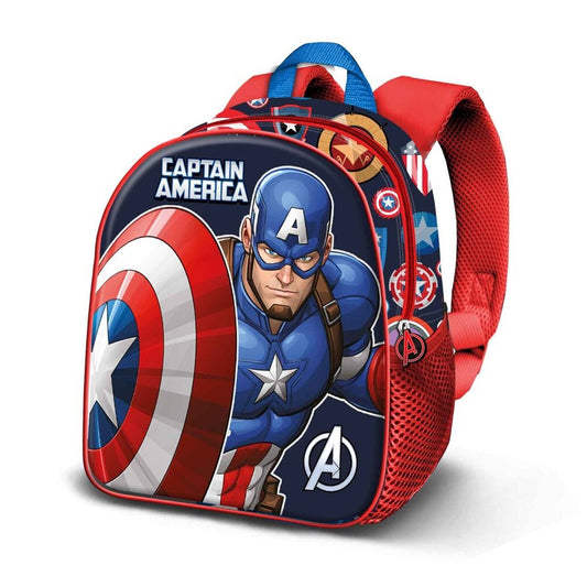 Mochila Marvel Captain America Patriot 3D 31cm